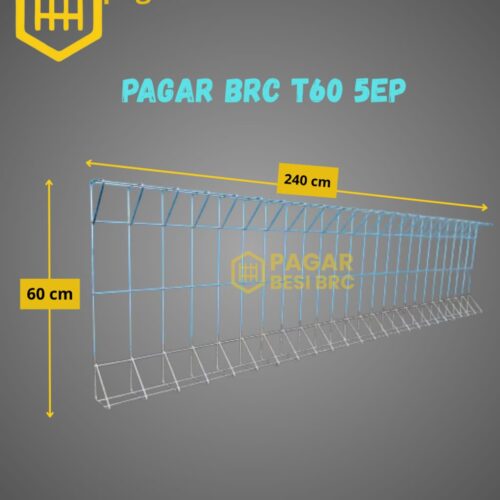 PAGAR BRC TINGGI 60 BESI 5MM ELEKTROPLATING