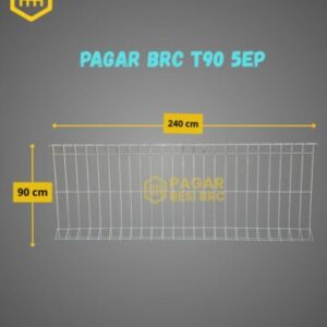 Pagar BRC Tinggi 90cm 5mm Finishing Elektroplating