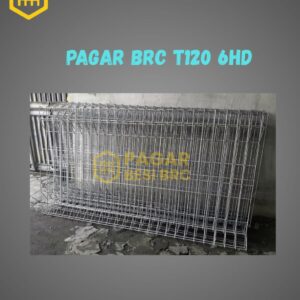 Pagar BRC Tinggi 120cm 6mm Finishing Hot Dip Galvanized