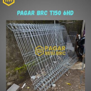 Pagar BRC Tinggi 150cm 6mm Finishing Hot Dip Galvanized