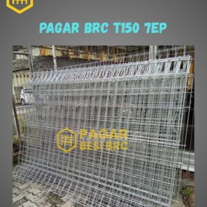 Pagar BRC Tinggi 150cm 7mm Finishing Elektroplating