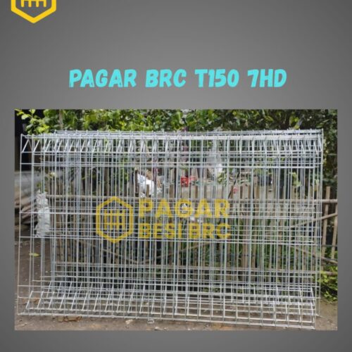 Pagar BRC Tinggi 150cm 7mm Finishing Hot Dip Galvanized