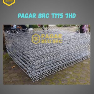 Pagar BRC Tinggi 175cm 7mm Finishing Hot Dip Galvanized