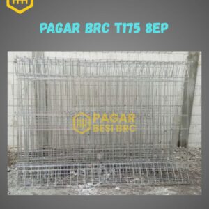 Pagar BRC Tinggi 175cm 8mm Finishing Elektroplating