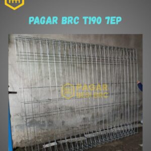Pagar BRC Tinggi 190cm 7mm Finishing Elektroplating