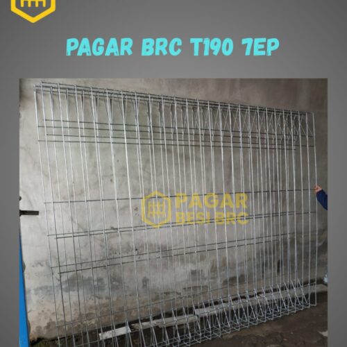 Pagar BRC Tinggi 190cm 7mm Finishing Elektroplating