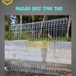 Pagar BRC Tinggi 190cm 7mm Finishing Hot Dip Galvanized