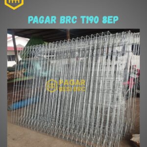 Pagar BRC Tinggi 190cm 8mm Finishing Elektroplating