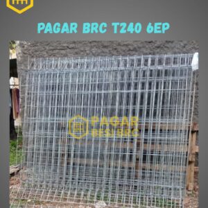 Pagar BRC Tinggi 240cm 6mm Finishing Elektroplating
