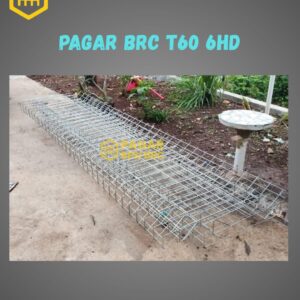 Pagar BRC Tinggi 60cm 6mm Finishing Hot Dip Galvanized