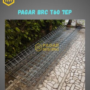 Pagar BRC Tinggi 60cm 7mm Finishing Elektroplating