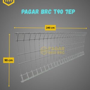 Pagar BRC Tinggi 90cm 7mm Finishing Elektroplating