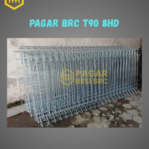 Pagar BRC Tinggi 90cm 8mm Finishing Hot Dip Galvanized