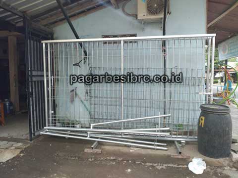 JUAL MURAH PAGAR BRC WARNA PUTIH BERKUALITAS