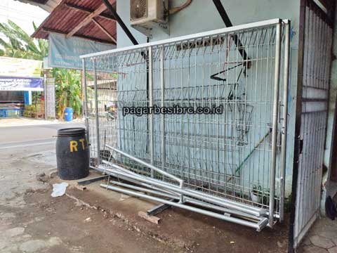 JUAL MURAH PAGAR BRC WARNA PUTIH