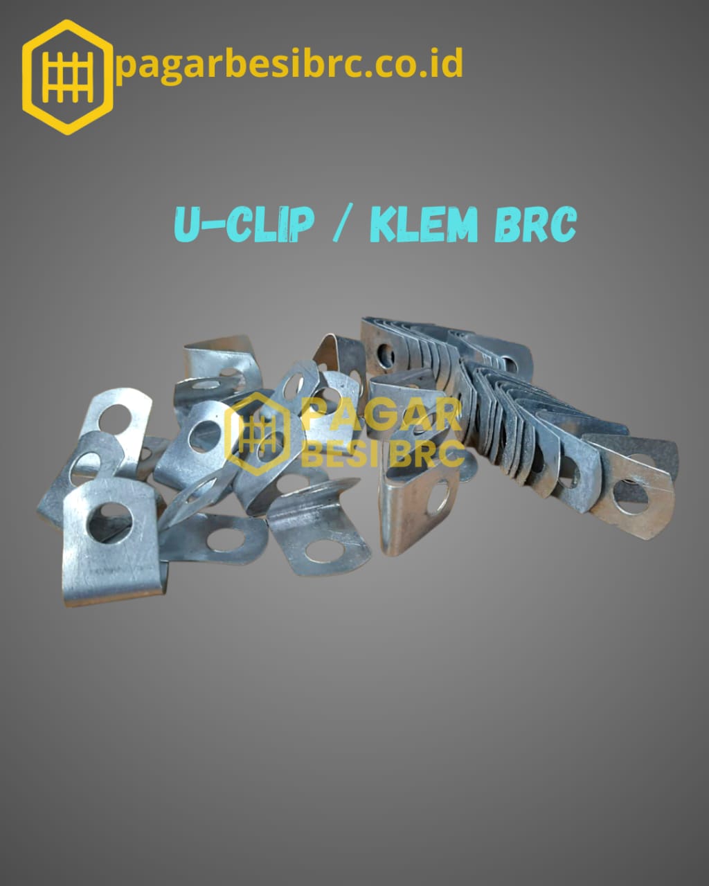 Klem Pagar BRC | Penjepit Panel ke Tiang