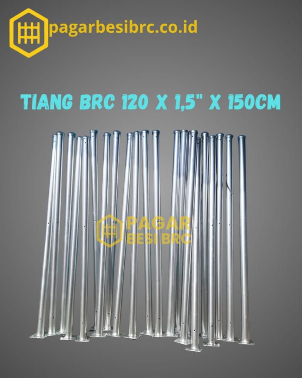 Tiang Pagar BRC 1,5 Inch – Panjang 150 cm