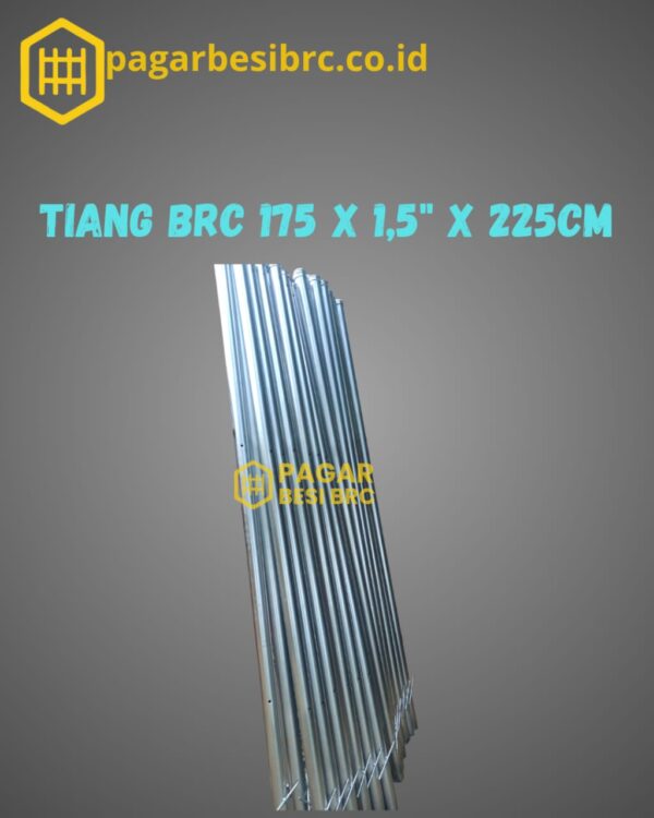 Tiang Pagar BRC 1,5 Inch – Panjang 225 cm
