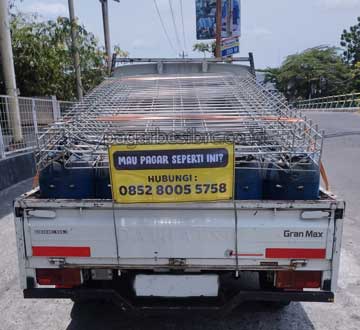 Pengiriman Pagar Besi BRC Kota Yogyakarta