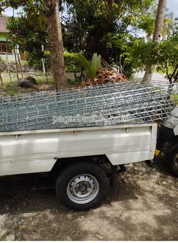 Pengiriman Pagar Besi BRC Pakem Sleman