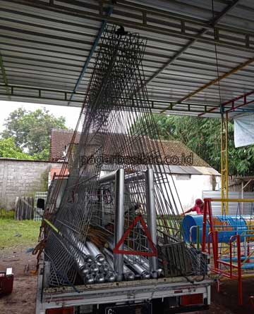 Pengiriman Pagar Besi BRC Ngaglik Sleman