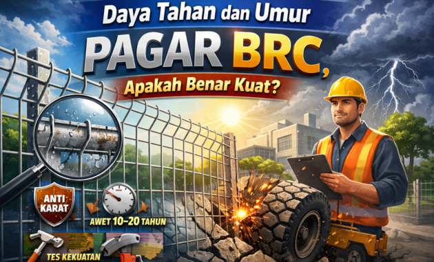 Daya Tahan dan Umur Pagar BRC, Apakah Benar Kuat