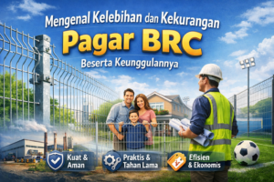 Kelebihan dan Kekurangan Pagar BRC Beserta Keunggulannya