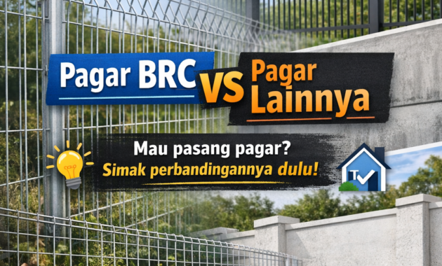 Pagar BRC untuk Rumah Minimalis dan Perbandingan Pagar BRC 