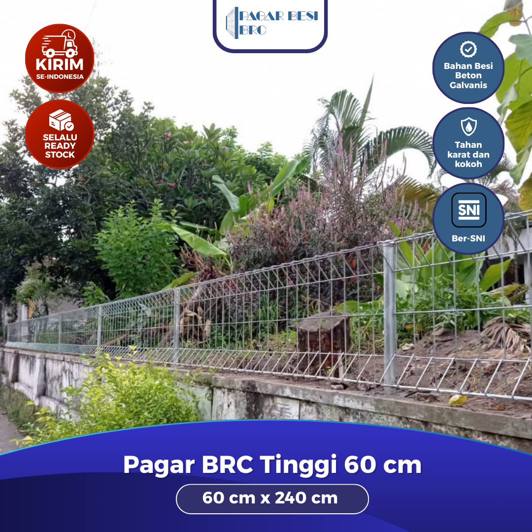 Pagar BRC Ukuran 60 cm